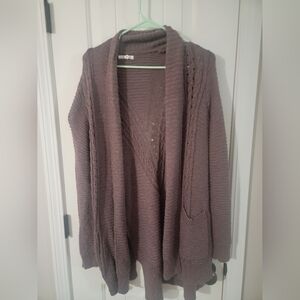 Women's Cozy Knit Sweater - Brown